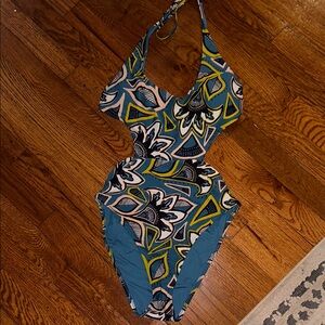 Aerie Floral One-Piece Swimsuit